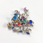 Metal Rivets Various Brass Rivet Logo For Shoes 15mm/25mm