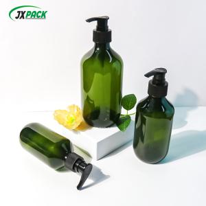 China White Brown Plastic Shampoo Bottles 500ml For Hair Conditioner And Body Wash Packaging factory