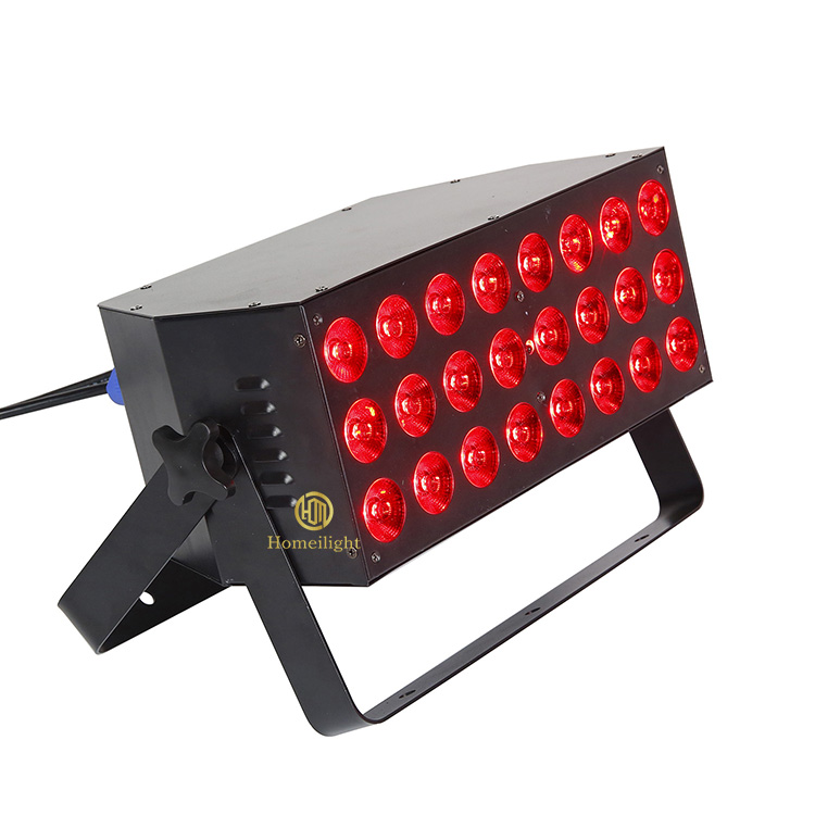 24pcs*18W Light Source RGBWAUV Waterproof LED Floodlight Wall Wash Lights with Remote 1-