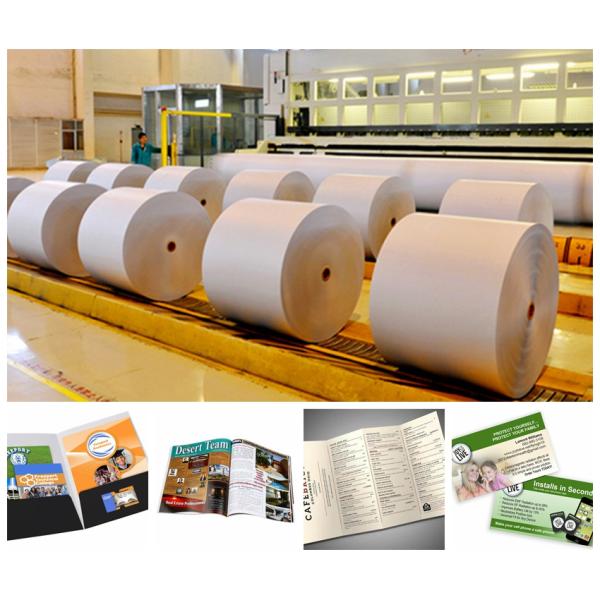gloss coated cover paper 80# Double Side Gloss Coated Cover Paper 28" x 40" Commercial printing