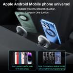 Powerful Magsafe Car Mount Charger Convenient Operation Phone Holder