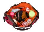 Personalised Adult designer Baby Diaper Bags , Red Yummy Mummy Bag TPDB008