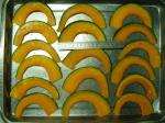Frozen Steamed Sweet Pumpkin Slice with skin