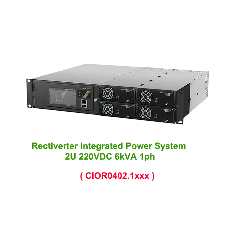 Eltek Telecom Power Solutions 220VDC Rectiverter Integrated 2U 6kVA 1ph System