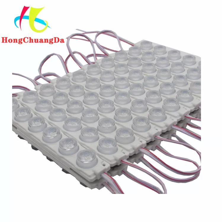660lm 6w LED Module Strip Lights 3030 6 LEDs 12v Side View