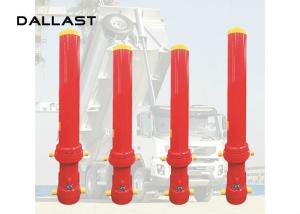 China 3 Stage Dump Truck Cylinder Piston Sleeve , Hydraulic Ram Cylinder factory