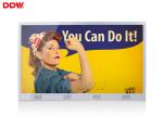 Indoor Lcd Wall Mounted Advertising Display 55 Inch Hight Resolution Wifi MP4