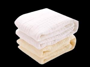 China Pure Cotton Soft Newborn Baby Bath Towels Skin Friendly Customized Size factory