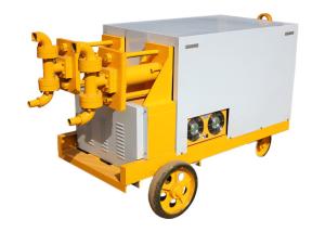 China Yellow 7.5kw Mobile Grout Pump Cement Injection Grouting Machine Customized factory