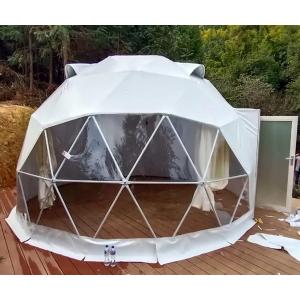 China White Dome Aluminum Structure Tent With Surface Oxidation Treatment on sale