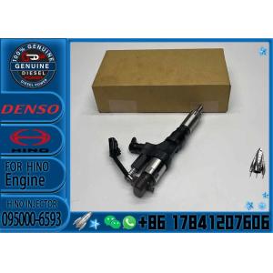 China 095000-6593 Fuel Injector 23670-E0010 Diesel Injector For Hino J08E Engine Kobelco SK330 SK350 on sale