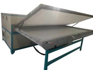China Single worktable Pvc Door Wood Veneer Vacuum Press Machine factory