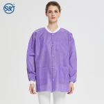 User-friendly design OEM medical uniform lab jackets disposable dental doctor