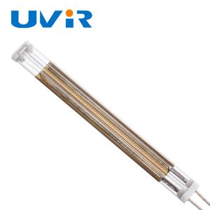 China 8x18mm Medium Wave Infrared Heating Lamp 500W For Plastic Welding factory