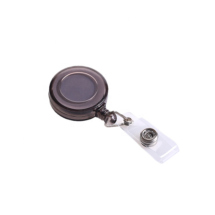 Deyi Badge Reel,Retractable Plastic,Round