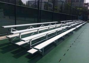 China Outdoor Aluminum Temporary Grandstand Light Weight With Double Foot Planks factory