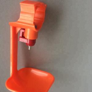 China holding card bracket clamp clip chick chicken water nipple drinker for quail broiler poultry square tube pipe factory