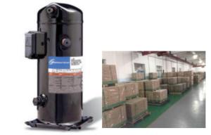 China Hermetic Scroll Refrigeration Conditioning Compressor 25HP Black Color ZR310KCE-TFD factory