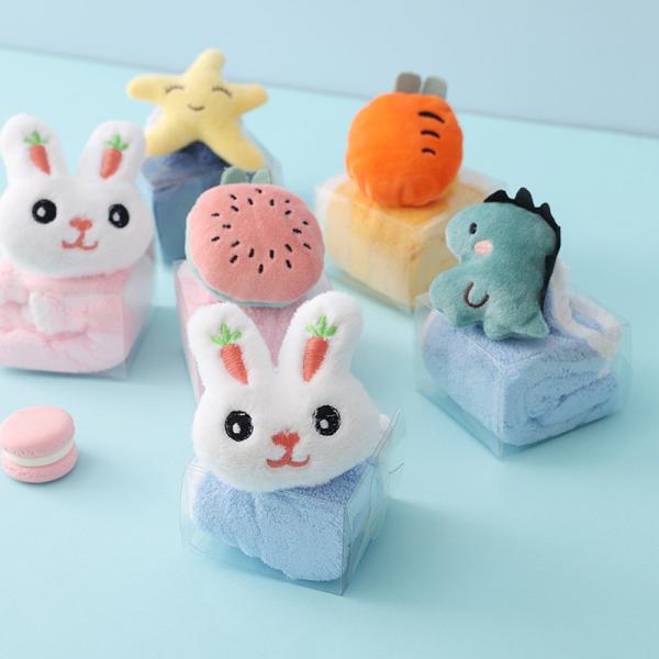 Hotel Bathroom Towel Set Super Absorbent Polyester Towels in Adorable Cartoon