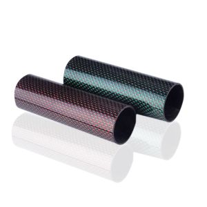 China High Stiffness 100% 3K Roll Wrapped Twill Carbon Fiber Round Tube Manufacturer factory