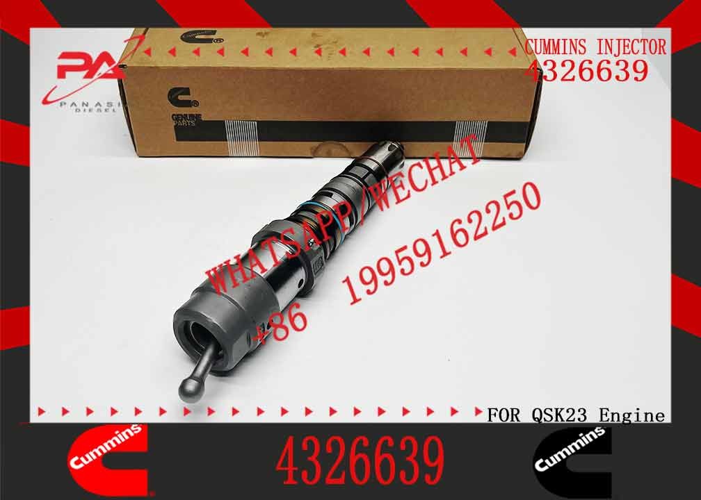 Original Genuine Engineering machinery dump truck Fuel Injector 4326639 4954801 4921360 4088430 for K78 QSK78 Engine