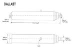 3 4 5 Single Acting Telescopic Cylinder MH Series Pin Mount 2000 psi Pressure