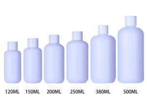 China Flip Top Cap 500ml White HDPE Plastic Bottles For Baby Personal Care Products factory