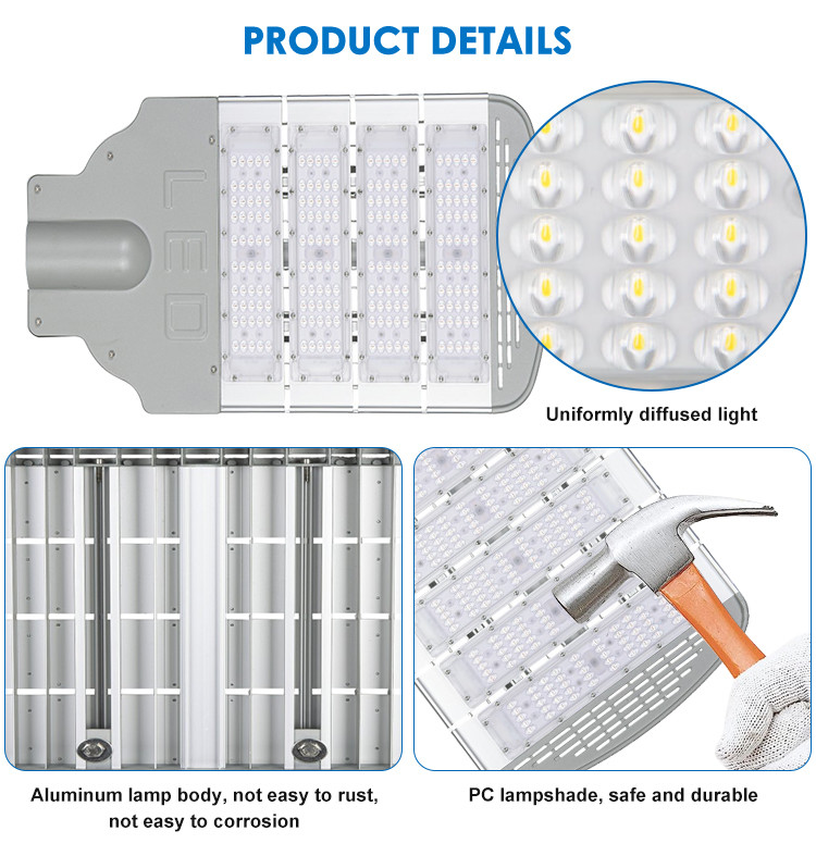 Ip65 Waterproof Led Outdoor Lighting Street Lamp 50w 100w 150w 200w 250w 300w