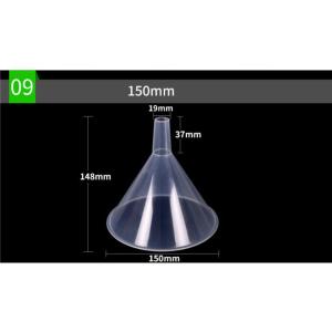Factory Directly Laboratory Cheap Clear Plastic Funnel, Transparent PP Plastic