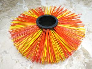 China Tufted Circle Wide Segment Sweeper Wafer Brush factory