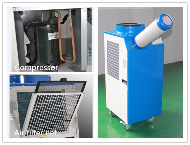 Portable Spot Air Conditioner Cooler With Condensate Overflow Protection