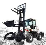 Articulated Ride-on Rough Terrain Fork Lift Trucks Mountain Forest Transport Off