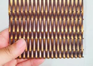China Antique Bronze Ss316l Architectural Metal Mesh For Facade Cladding factory