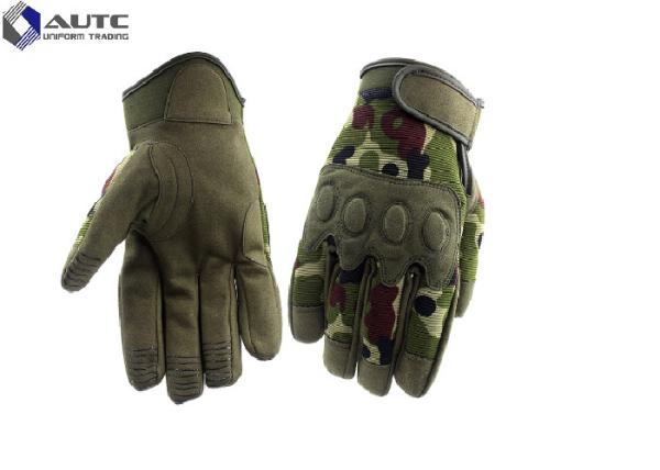 Camo Military Tactical Gloves Mix Blended Material High Strength Touch Screen
