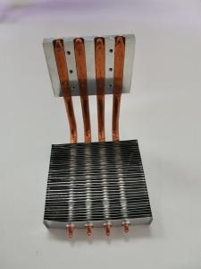 China Square Angle Zipper Fin Heat Sink , Industrial LF Metal Heat Sink factory