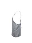 195G Polyester 80% Cotton 20% Chef Works Bib Apron Light Blue With Buttons