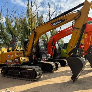 China SY135 Excavator Mild Steel Design Second Hand 0-2000 Working Hours Komatsu factory