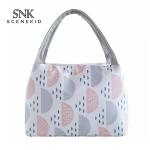 Insulated Fittness Foldable Picnic Bento Cooler Tote Lunch Bag