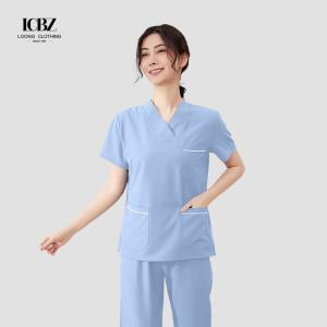 China Customized Logo Woven Fabric Doctor Uniforms for Hospital Staff in High Fashion factory