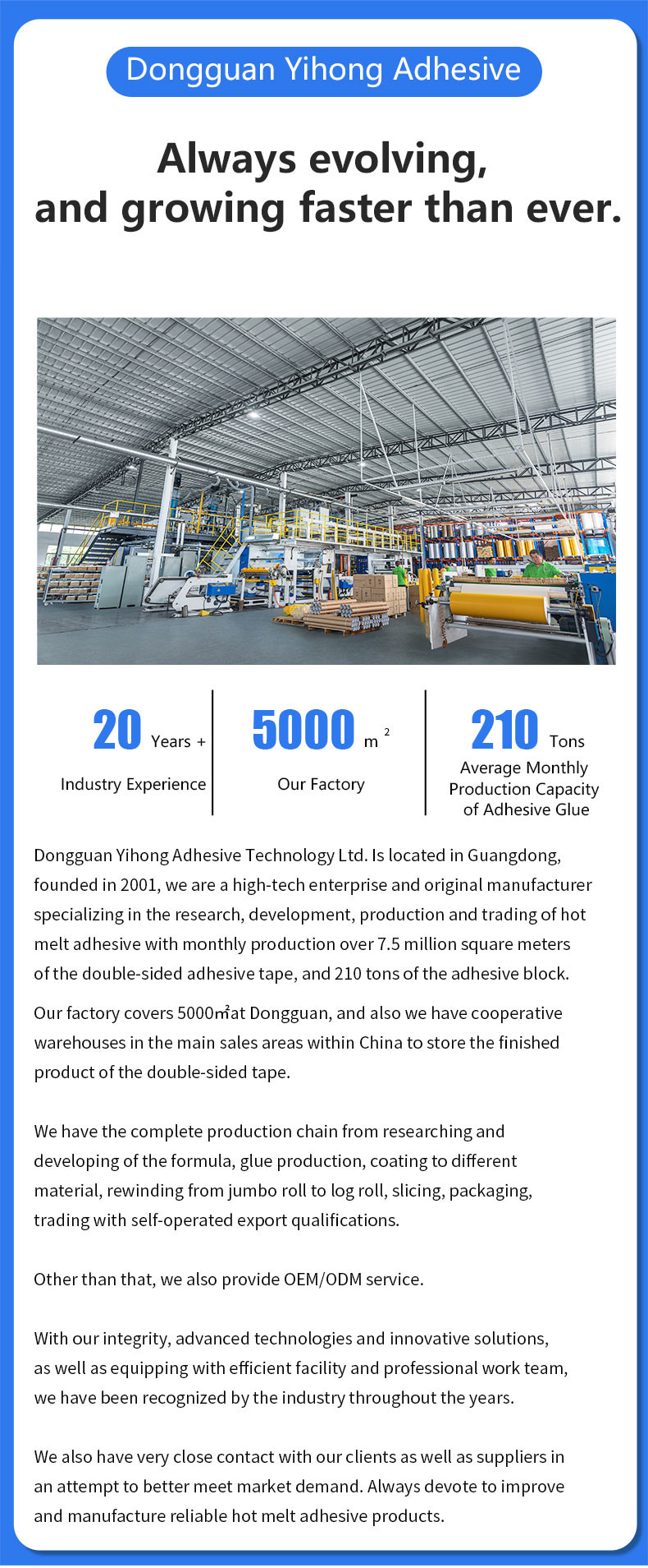 PE Film Release Paper Hot Melt Adhesive For Industry Tapes For Specific Requirements