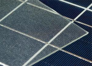 China High Light Transmittance Tempered Solar Glass / Low Iron Patterned Glass For Solar Cell factory
