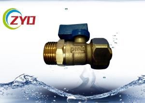 China M1/2&quot; X 16 Full Port Brass Plumbing Valves Aluminum Level Handle CE Approval factory