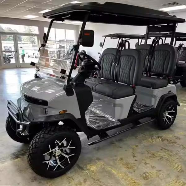 China 4 Seater Gas Golf Cart 30-50 Km/H Maximum Speed factory
