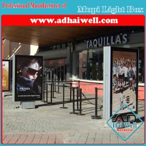 China Bus Shelter Side Mupi Scrolling Light Box factory
