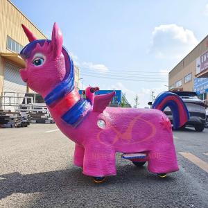 China Remote Control Animatronic Unicorn Electric Ride On For Shopping Mall factory