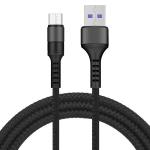 OEM 9 Volt 5 A Nylon Braided Usb C Cable , Nylon Data Cable For Android