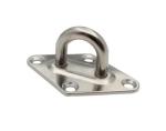 Marine Rigging Hardware Stainless Steel 304 Diamond Eye Plate High Strength
