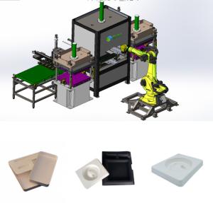 China Pulp Fiber Molding Machine Reciprocating Bagasse Pulp Moluding Machine factory