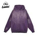 Cotton Street Men Hoodie No String Pullover Oversized Thick Clothing