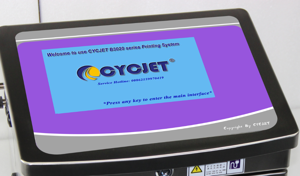 Food Package Industrial Inkjet Printer Semi Automatic Coding Machine